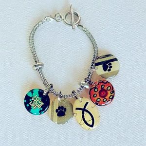 Paw Charm Bracelet